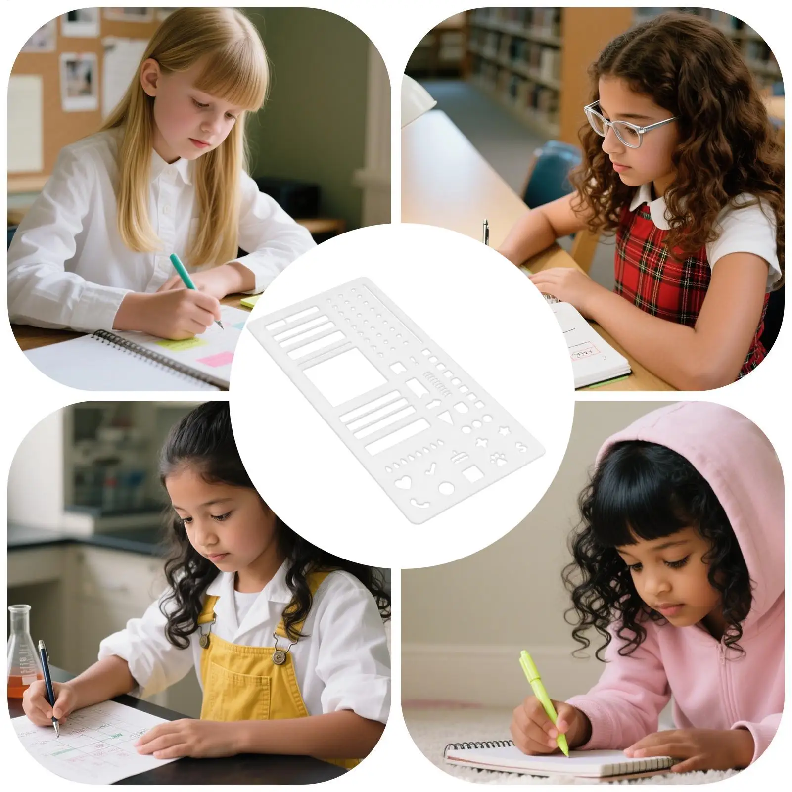 계획 달력 템플릿 자 투명 로그 계획 템플릿 도트 그리드 드로잉 및 목록 템플릿 점선 액세서리