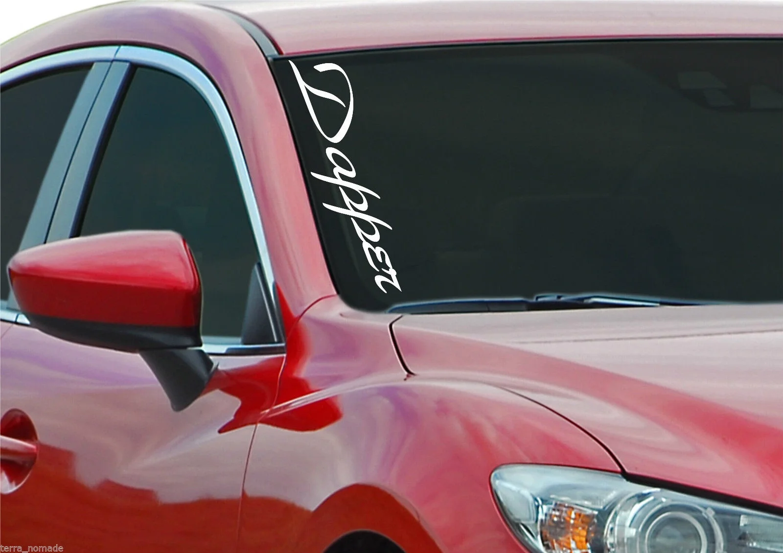 

For Dapper Windscreen Fast Hot VW Monkey Van Sticker decal Funny Novelty Car Styling