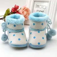 Winter Newborn Baby Boys Girls Boots Soft Bottom Baby Girls Moccasin Warm Boots Non-slip Booties 3