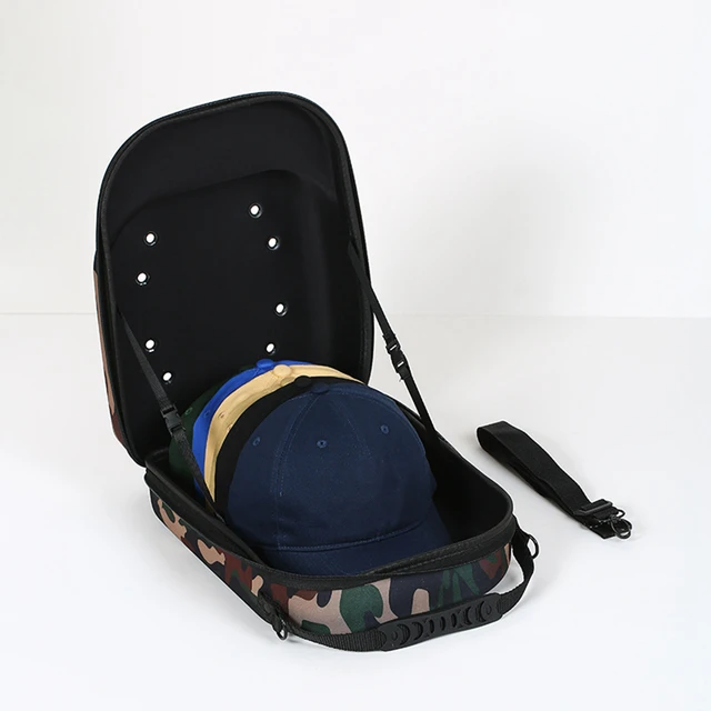 Portable Outdoor Travel Hat Carrier Case Caps Storage Hard Shell Hat  Protective Box Hat Travel Case Baseball Cap Carrying Bag - AliExpress