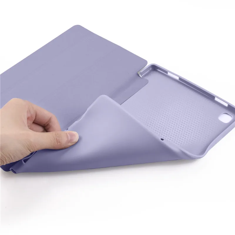 Capa Traseira de Silicone Magnética Macia Suporte Dobrável Capa para Samsung Galaxy Tab a7 sm T500 a 10 4 - Imagem 6
