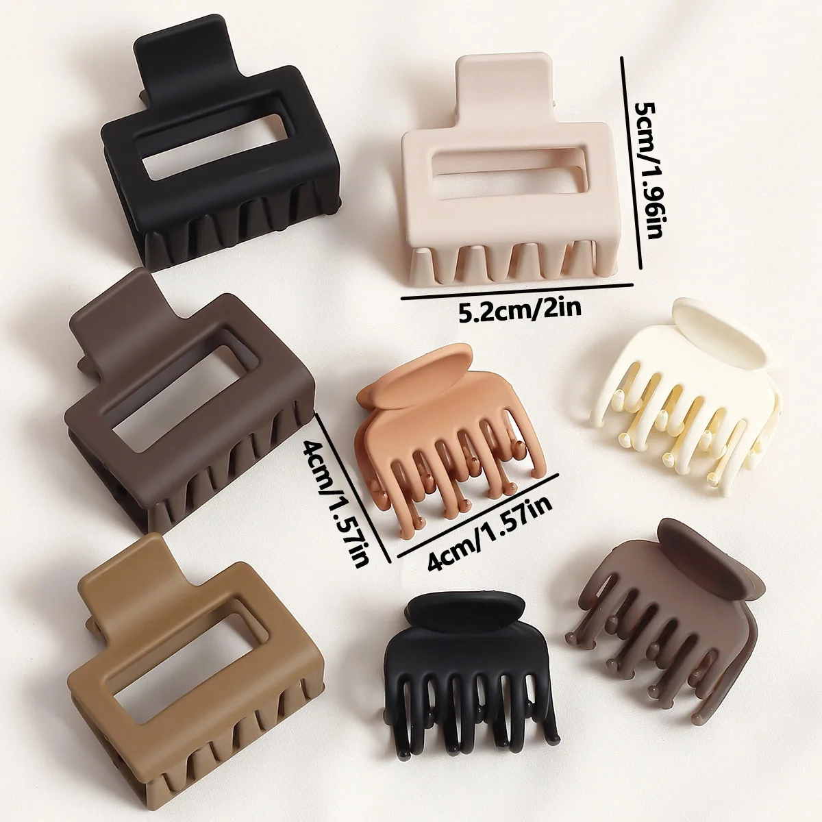 Рисунок 5 - Женские заколки-Крабики для волос средней длины