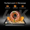 4K Digital Microscope Elikliv EM4K 8" Coin Microscope 2000x,52MP Microscope Soldering Microscope for Adults 2