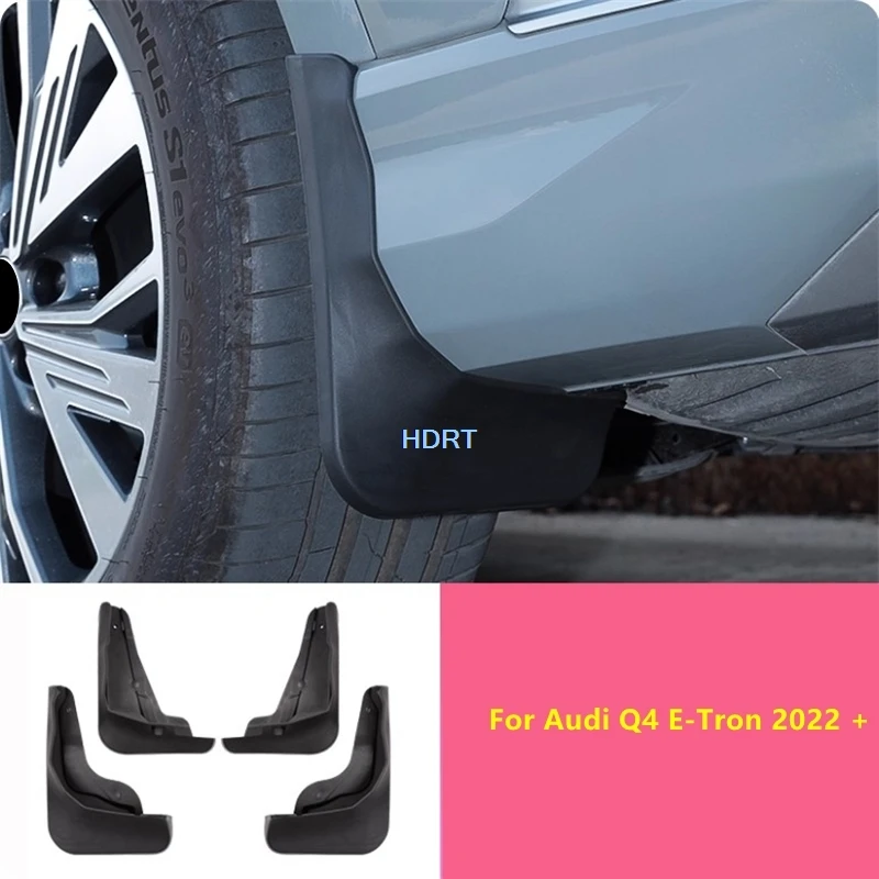 아우디 Q4 E-트론 2022+ 차량용 앞뒤 휠 머드가드 머드 플랩 스플래시 펜더 ..