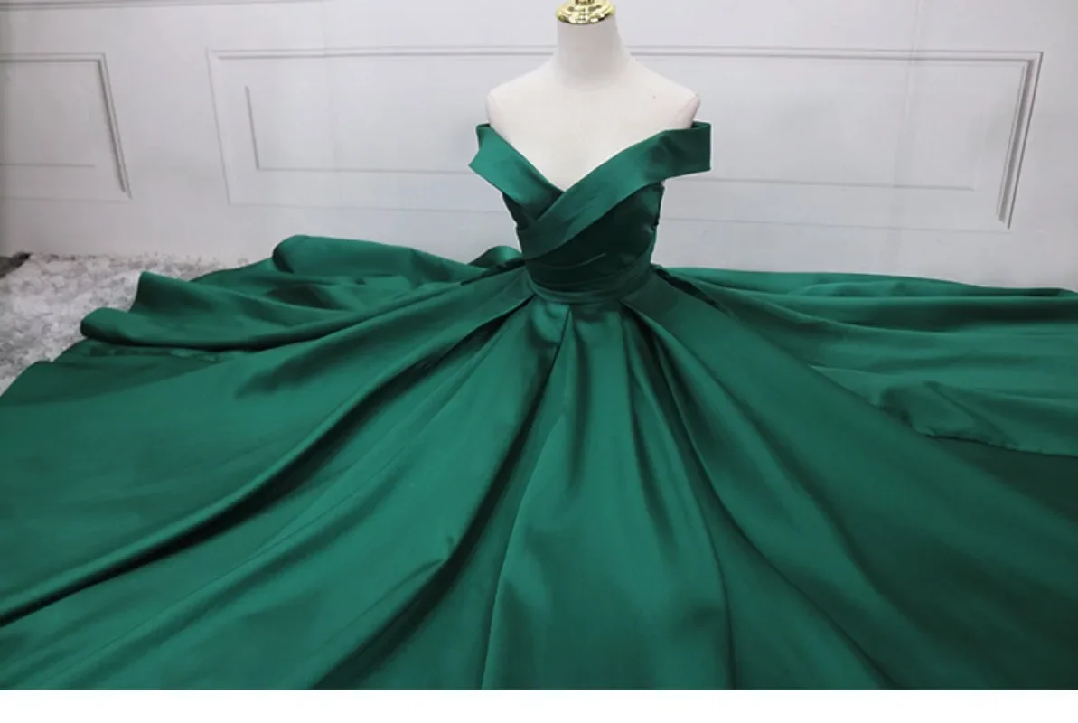 Vestidos de noche con cuello barco para mujer, elegante Vestido de satén liso para baile de graduación, vendaje clásico, vestido de refuerzo para fiesta de boda