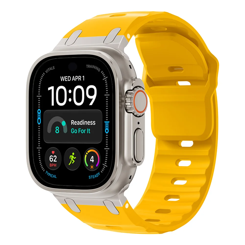 Sport Silicone Strap with Stainless Steel Clasp
