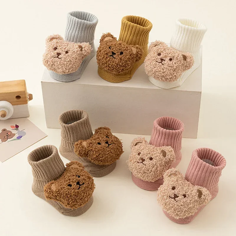 Chaussettesencotondouxcoordonnantespourbbchaussettespaissespourenfantschaussettes