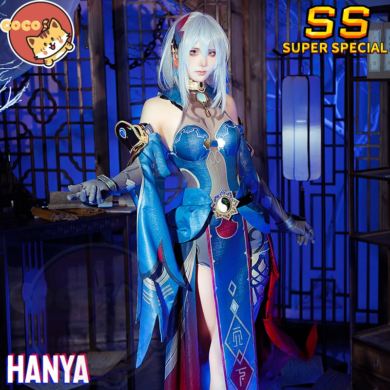 

Star Rail Hanya Cosplay Costume Game Honkai Star Rail Han Ya Ten-Lords Commission Costume Hanya Cosplay Wig CoCos-SS