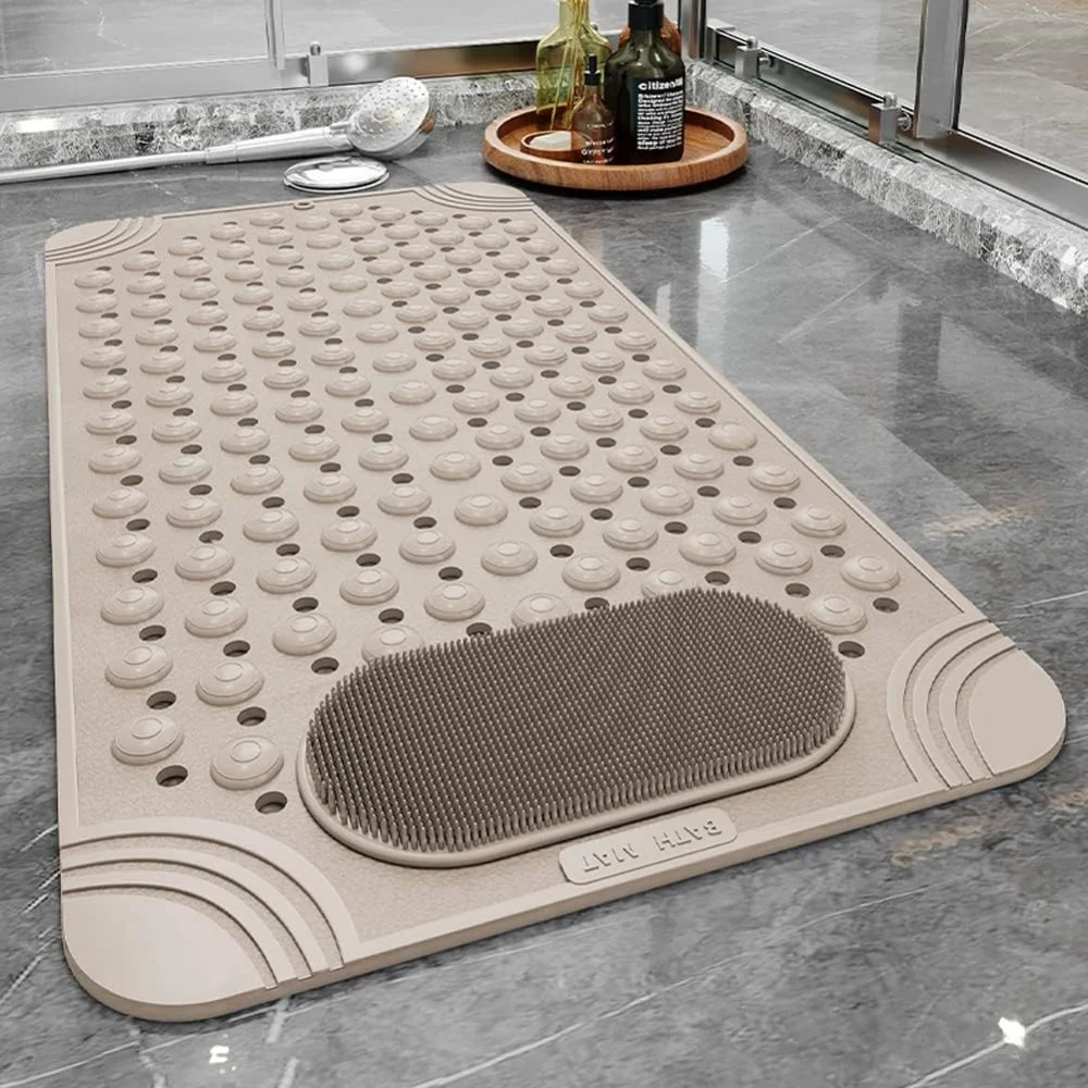 Luxury Non-Slip Shower Mat with Suction Cups for a Hotel-Quality Experience