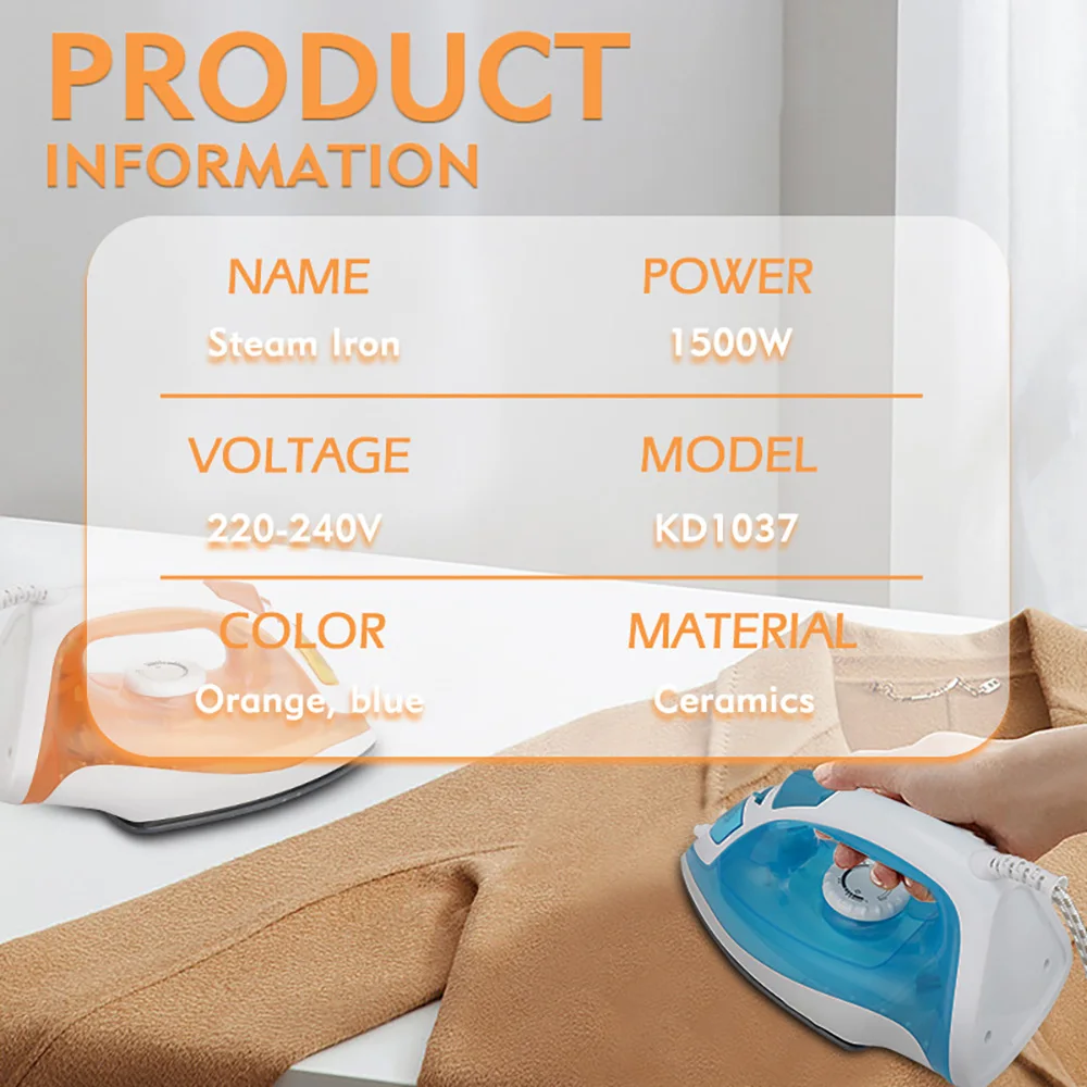 Electric Iron Household Steam-Type Handheld Small Ironing Clothes Dry And Wet Iron 6