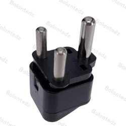 Universal Type M South Africa Power Plug Adapter - 10A/15A 250V for International Travel Conversion (South africa Black)