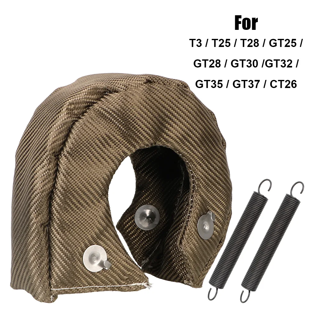 Full Titanium Protection Wrap Turbo Charger Heat Shield Cover Blanket High temperature resistance Glass Fiber turbo charger heat shield
