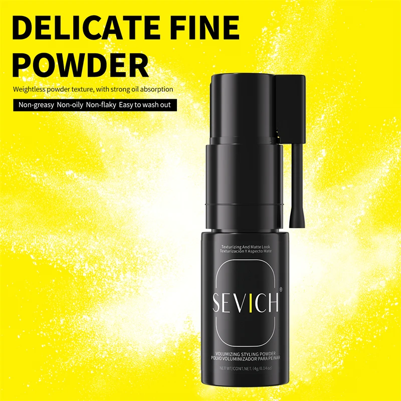 SEVICH Fluffy Hair Powder 4g Oil Control Volumizing Hair Styling Powder Long-Lasting Hold Hair Powder Spray for Men & Women view 5