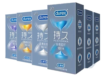 Durex Condoms Delay Ejaculation Intimate Goods Sex 3/10PCS Delay Safe Long Lasting Penis Sleeve Extra Lubricated Adult Product 1