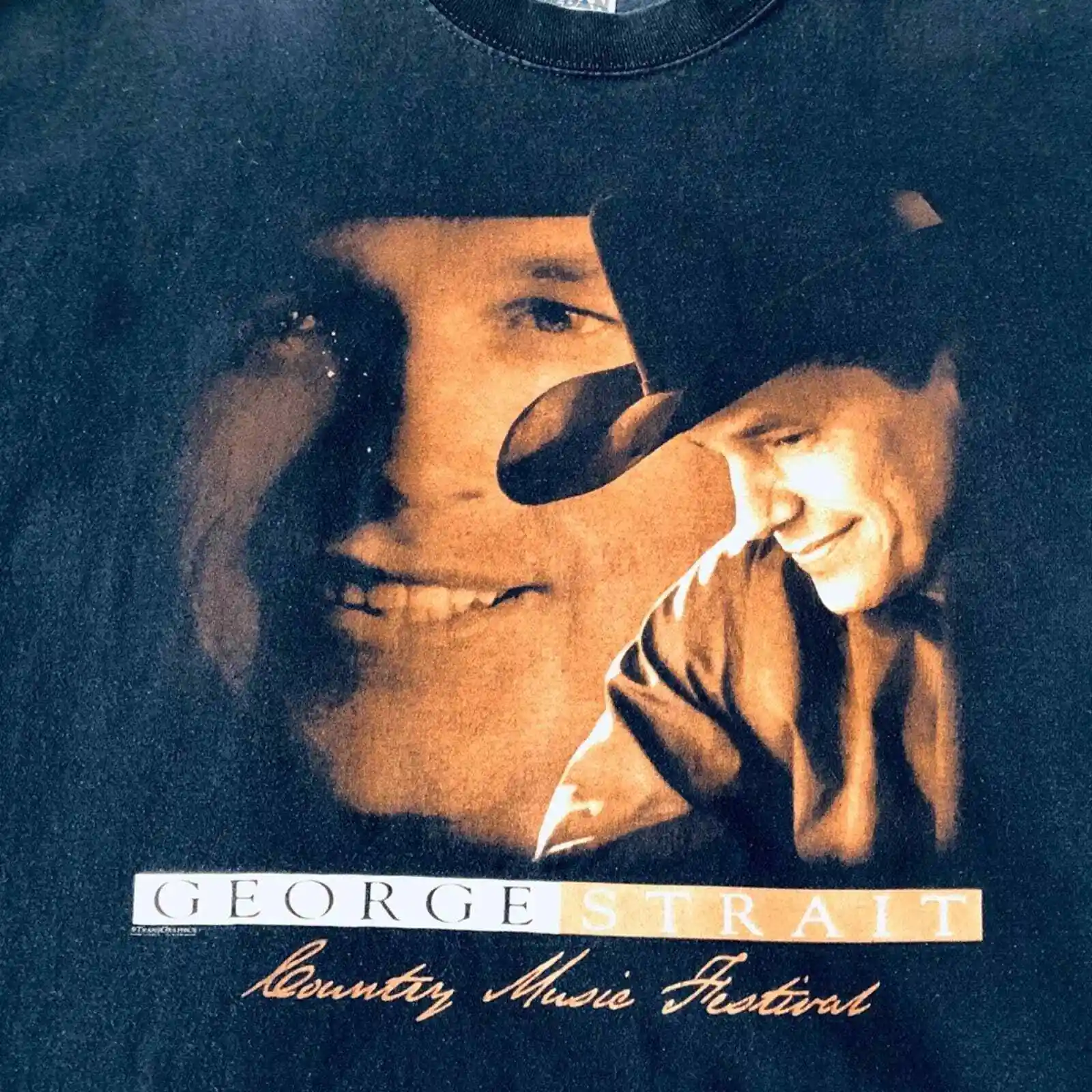 T-Shirt Vintage George Strait Country Music Festival S-4Xl 3 A479
