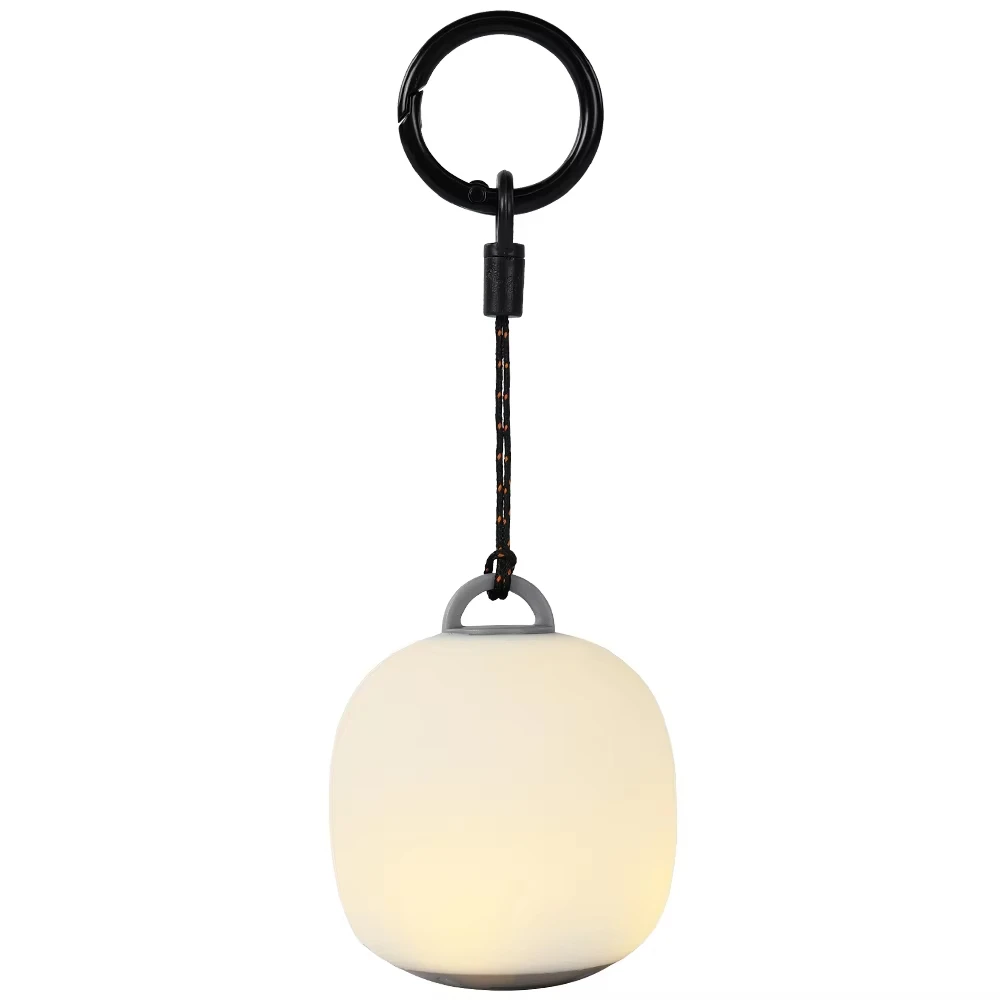 Mini Egg-Shaped Squeeze Silicone Camping Lantern, USB Rechargeable Portable LED Tent Lamp for Outdoor Picnic & Cozy Ambient Ligh