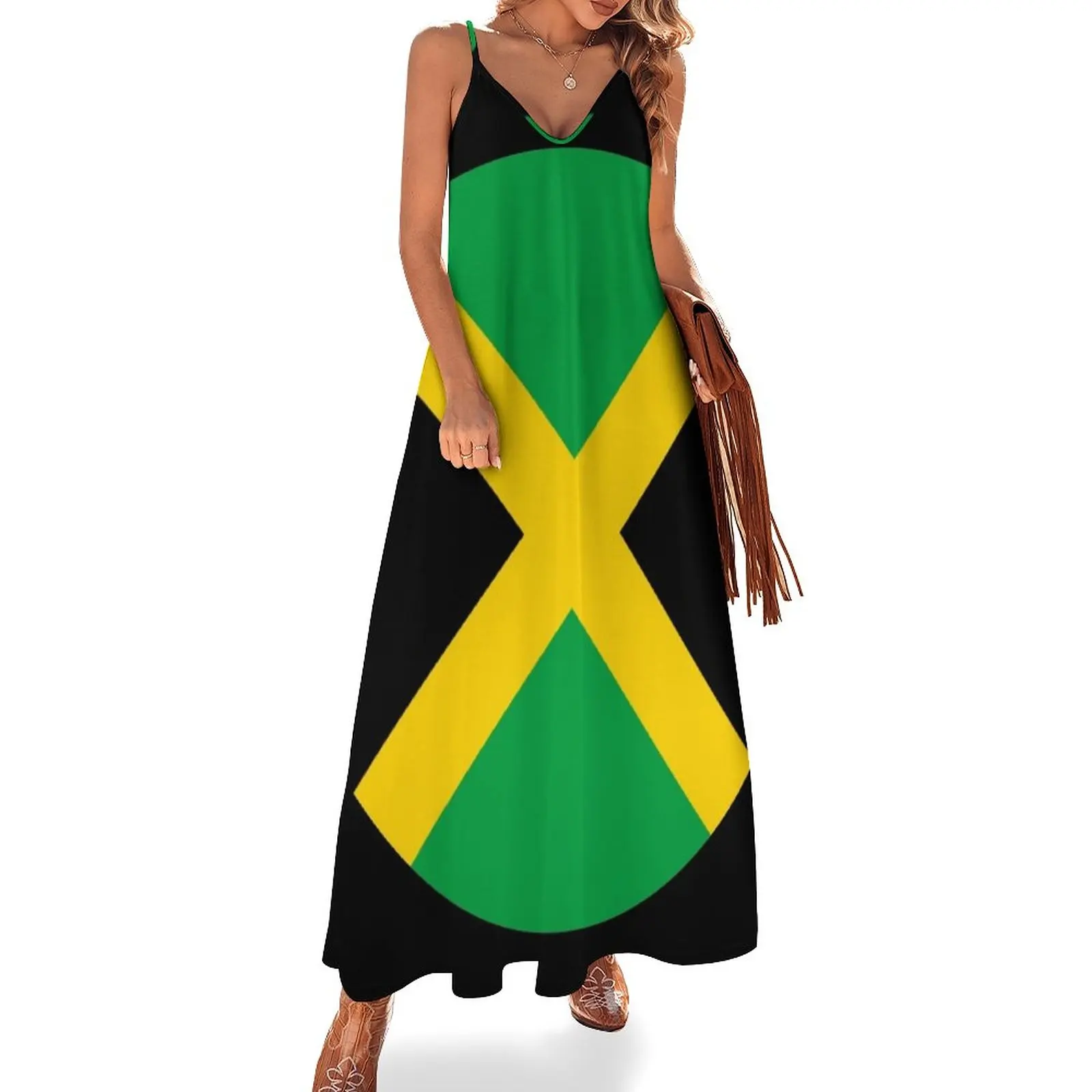 

Jamaican Pride 0307 Sleeveless Dress Dresses gala Clothing female