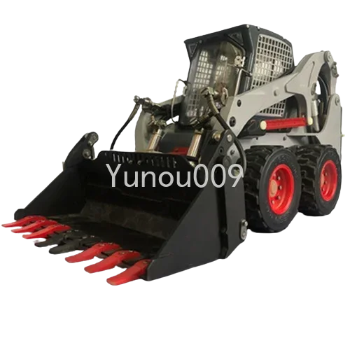 

1/14 Wheeled Bobcat Sliding Loader, Small Bulldozer, Engineering Hydraulic Machinery Model