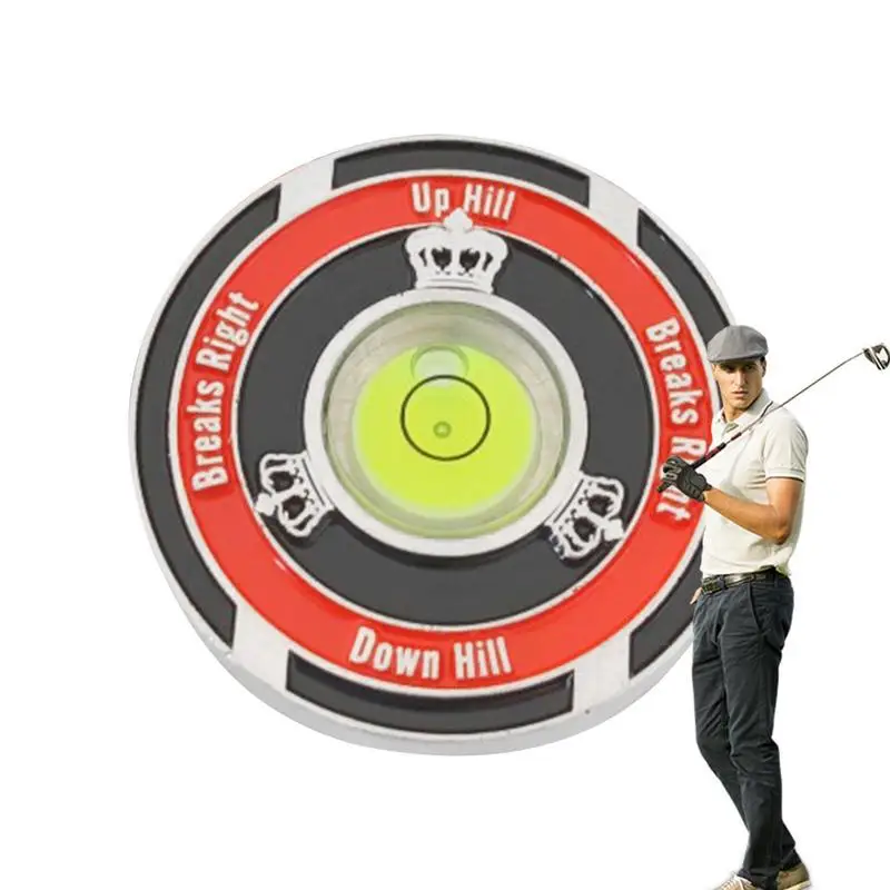 

Golf Ball Marker High Precision Golf Accessories For Men Gift Golf Ball Marker Double-sided Alignment Reader Tool Golf Ball