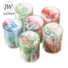 JIANWU 50mm*200cm Fence Plant Series Vintage Flower Landscaping Material Collage PET Tape Creative DIY Journal Stationery 5