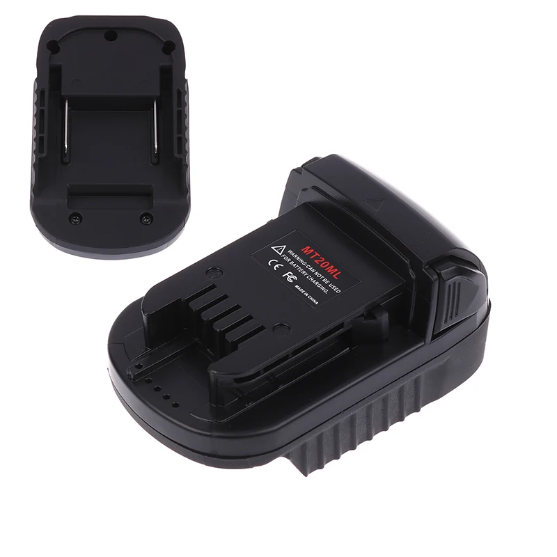 1 Piece For Makita 18V Li-ion Battery BL1830 BL1860 BL1815 Convert To For Milwaukee 18V Lithium Battery MT20ML Adapter