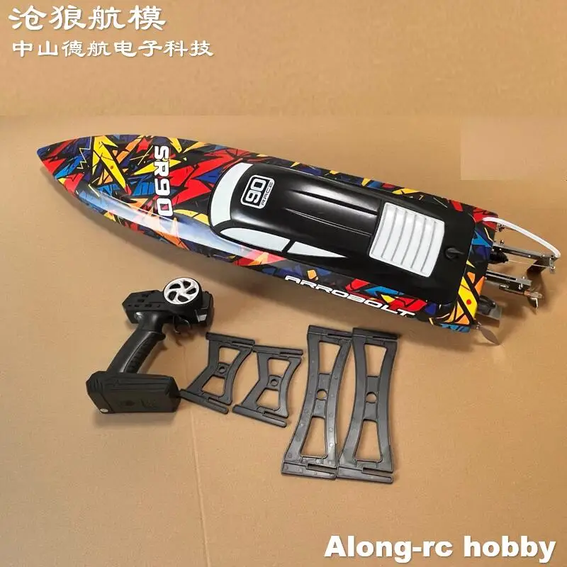Volantex rc Arrobolt SR90 EXA79805 70Kph Length 90Cm Brushless Motor RC Boat ARTR or RTR 2.4Ghz Radio Control Boats Toys 798-5 5