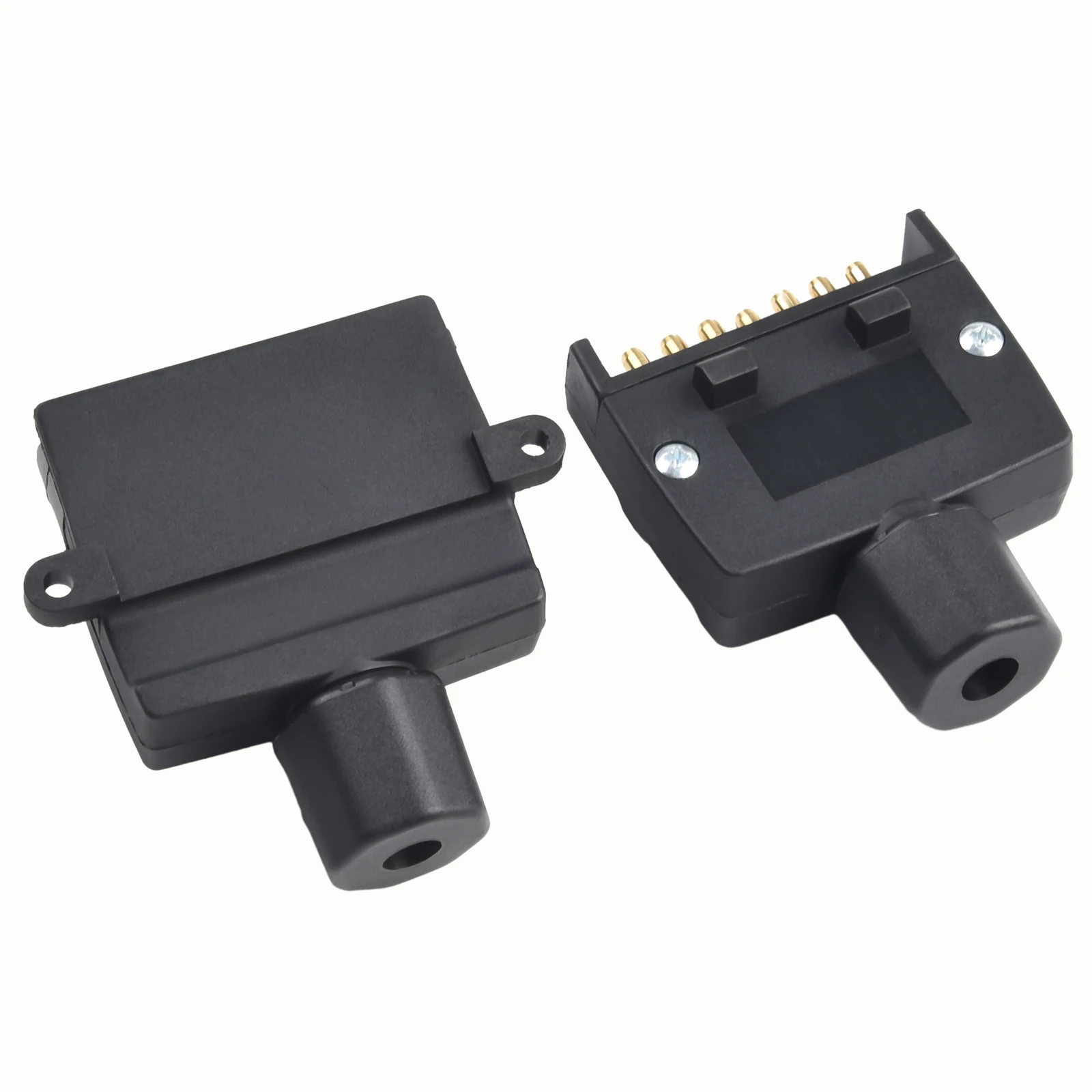 7 Pin Flat Trailer Plug Male & Female Socket Sets Caravan Boat Adaptor Connector Automobiles Parts Trailer Accessories