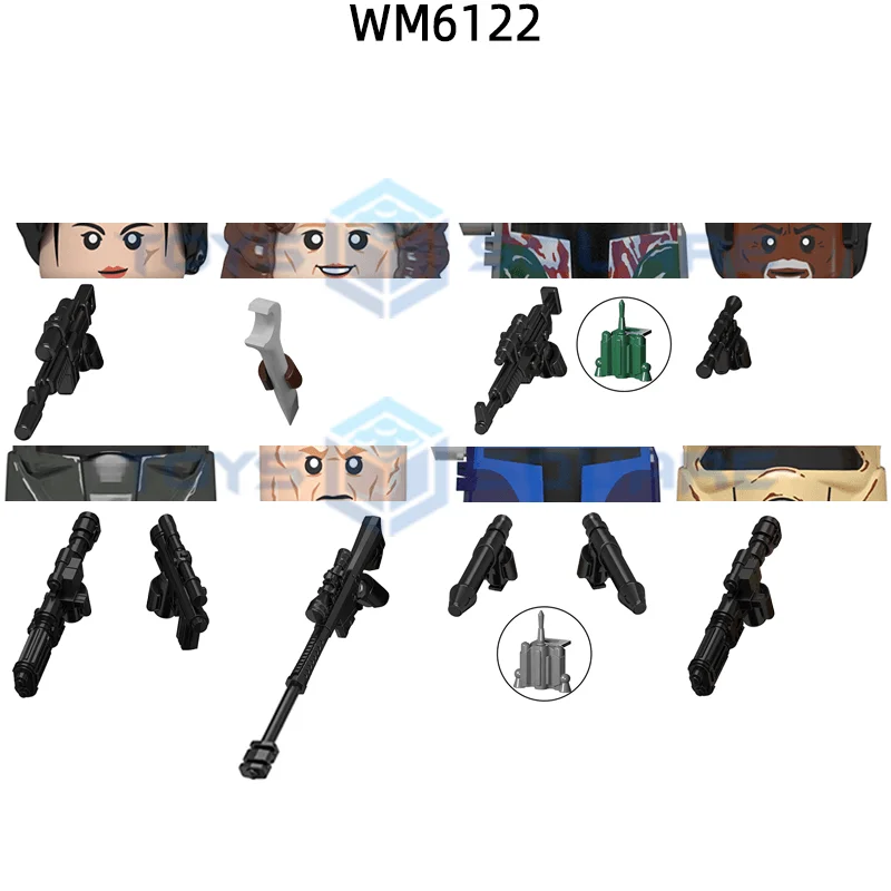 

The Peli Motto Fennec Shand Greef Karga Marshal Cobb Vanth Transport Shore Soldier Model Blocks MOC Bricks Set Gifts Toys WM6122