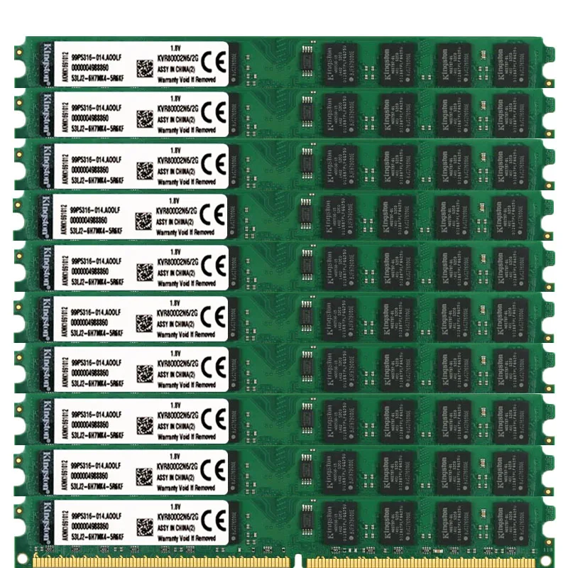 Оперативная память DDR2 для настольного компьютера 1 ГБ 2 Гб 800 МГц |