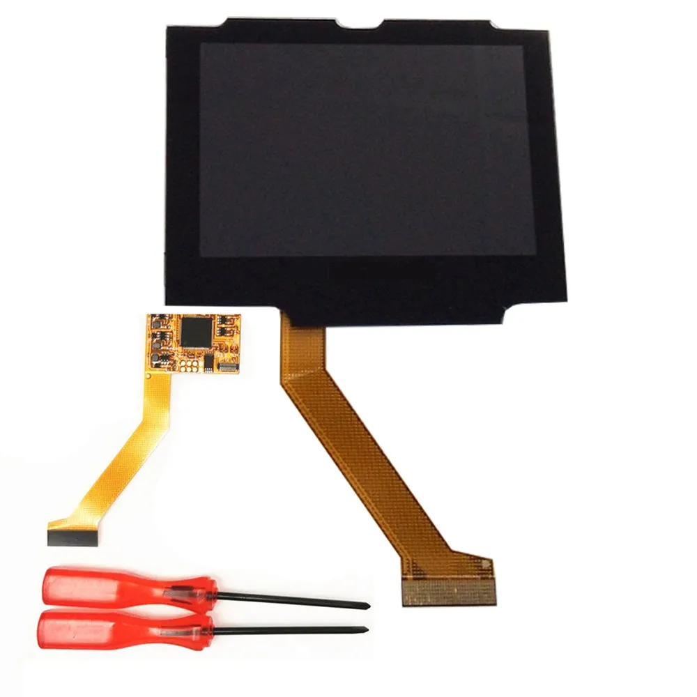 ゲームボーイアドバンスsp ips液晶交換品 HISPEEDIDO V2 IPS スクリーン GBA SP 3.2 インチ液晶交換キット