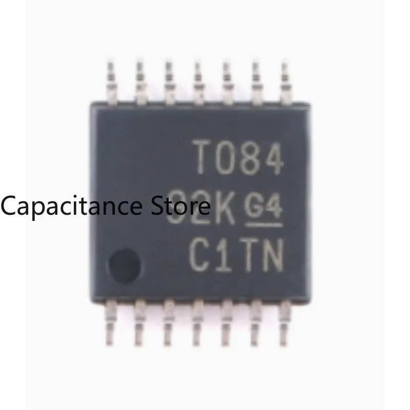 10PCS Brand New Genuine TL084 TL084CPWR T084 TSSOP14 Packaged Four Way Operational Amplifier