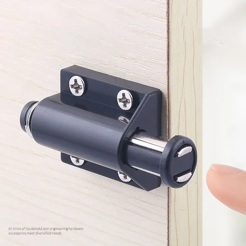 Paquete de 4 cierres magnéticos para puerta de armario con imán de  neodimio, herrajes de cierre magnético para armario de cocina y cierre de  puerta de