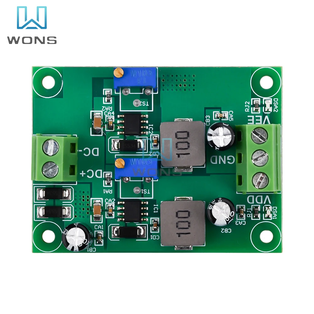 PositiveNegativeVoltageStabilizingPowerSupplyModuleLowRipple