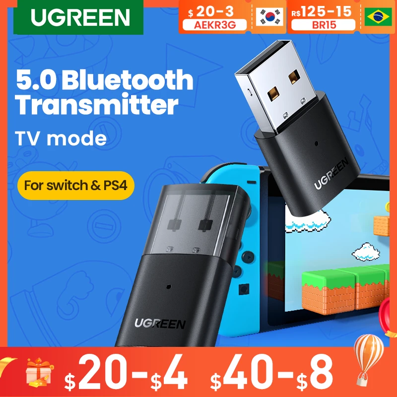 Kalkun forestille Janice Nintendo Switch Video Computer Transmitter | Ugreen Bluetooth Transmitter  Nintendo - Wireless Adapter - Aliexpress