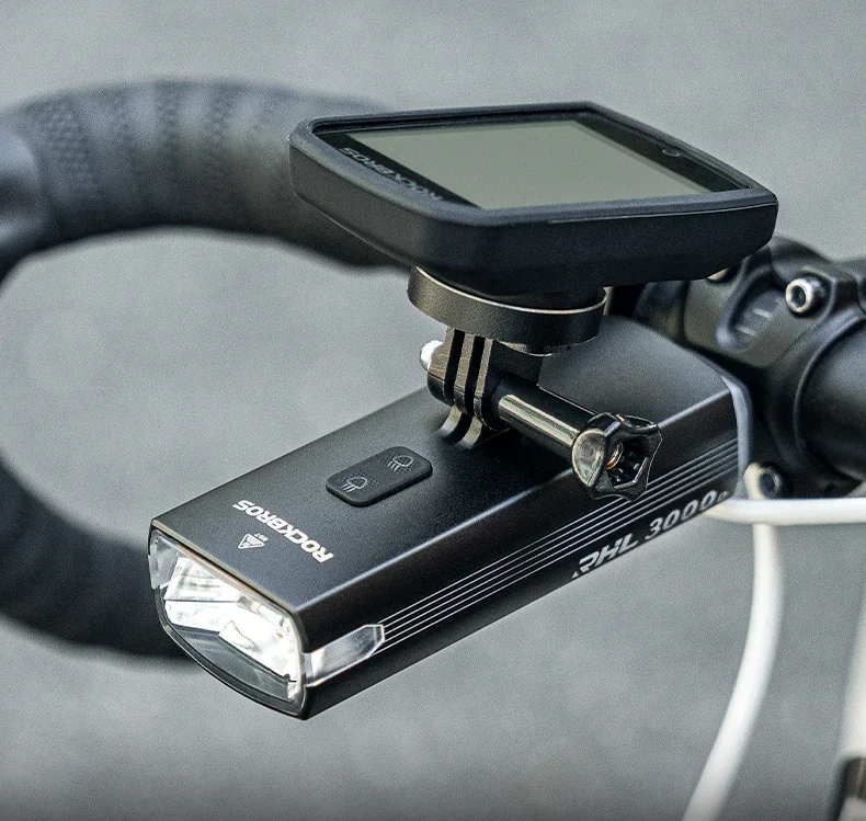 Luce Anteriore Bici Da Corsa ROCKBROS Luce Per Bicicletta 3000