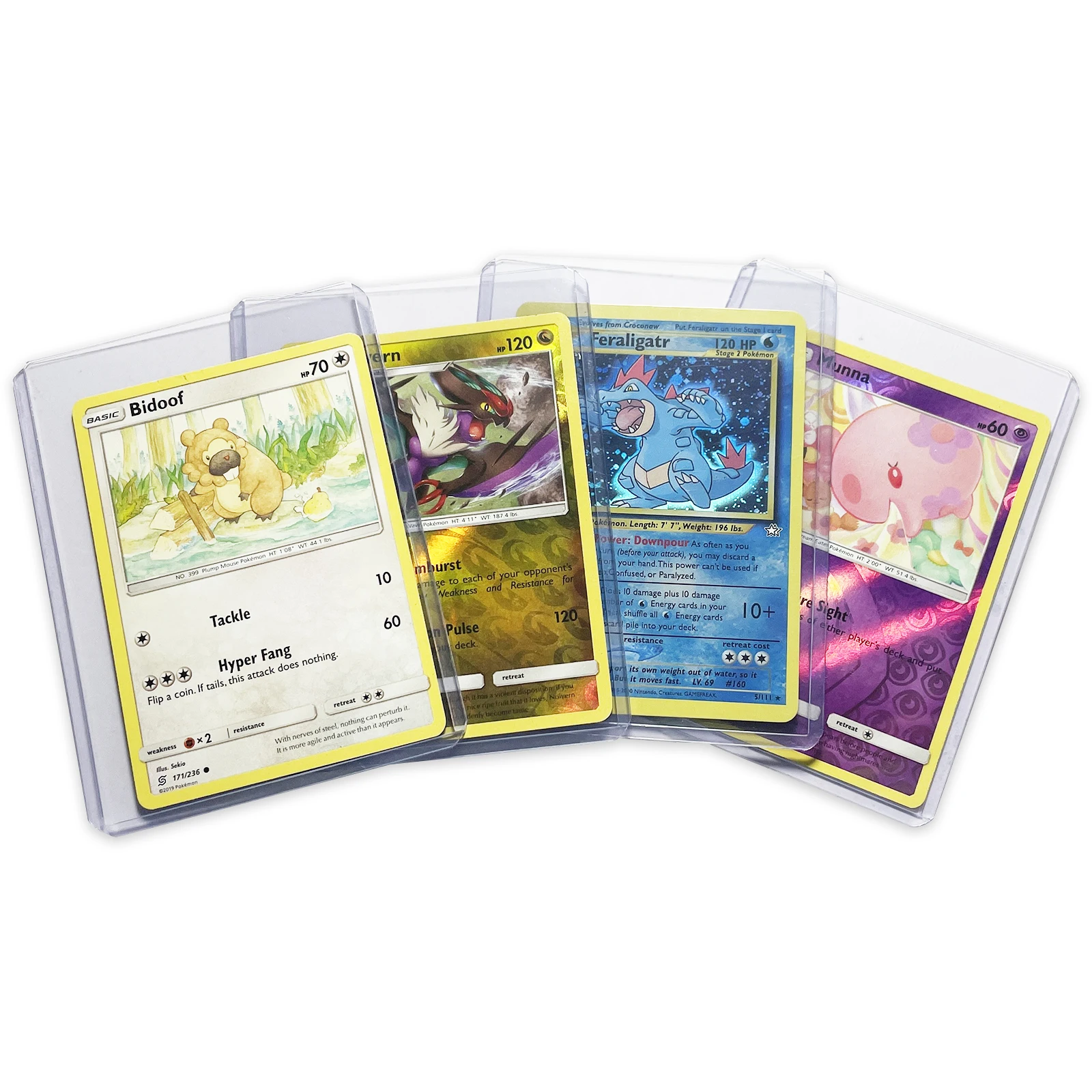 

35PT жесткий пластиковый погрузчик карт Pokemon 3X4 "внешний защитный держатель для карт