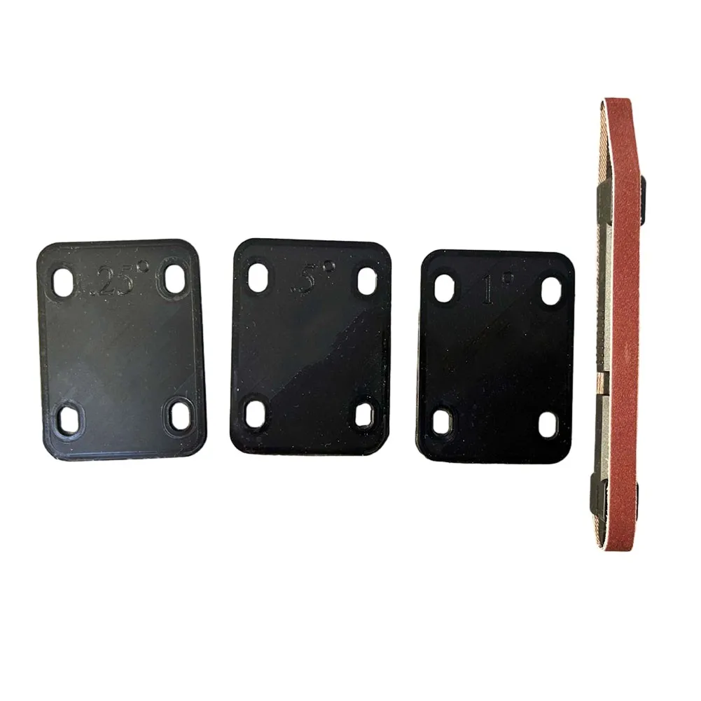 

3 PCS Guitar Neck Shims 0.25.5 1 Degree With Polished Tools Guitar Neck Shims Set Stringed Instruments Replacement Parts