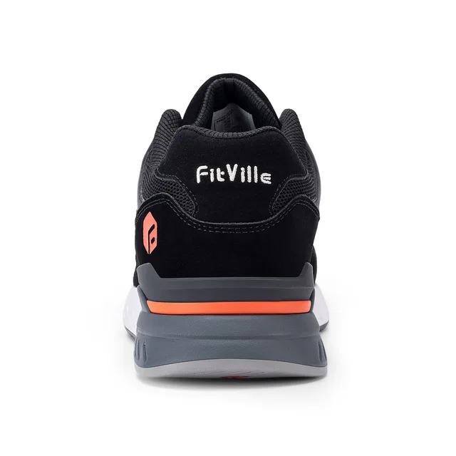 FitVille Scarpe Extra Larghe Uomo - Per Piedi Piatti, Supporto Arco Plantare, Suola Antiscivolo, Comode Per Camminare - Foto 2