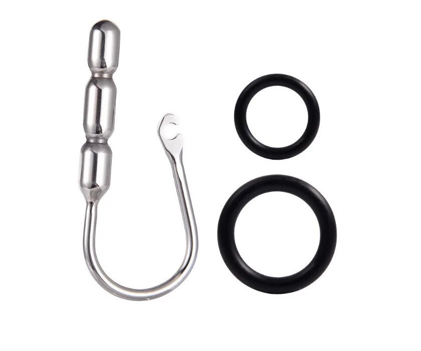 Stainless Steel Urethral Dilator Men Chastity Catheter Penis Plug Horse Eye Stimulate Masturbation Rod Urethra Lock Ring Sex Toy