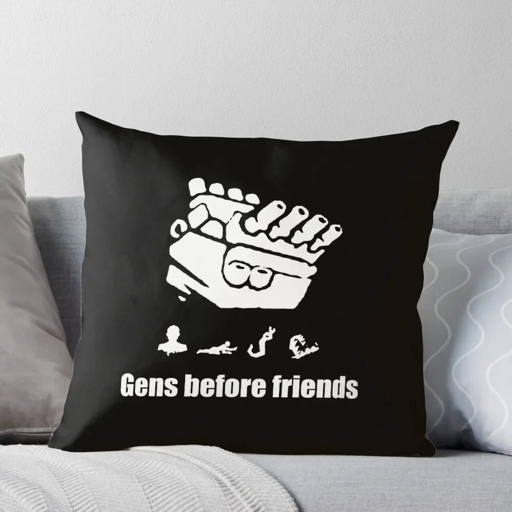 

Gens Before Friends! Throw Pillow Pillowcase autumn decoration Decorative Cushions For Living Room