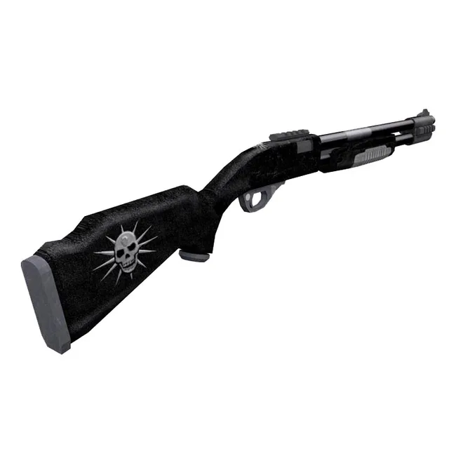 3D Paper Model Violence Shotgun M870 1: 1 Handmade DIY Can Not Launch Toy 2