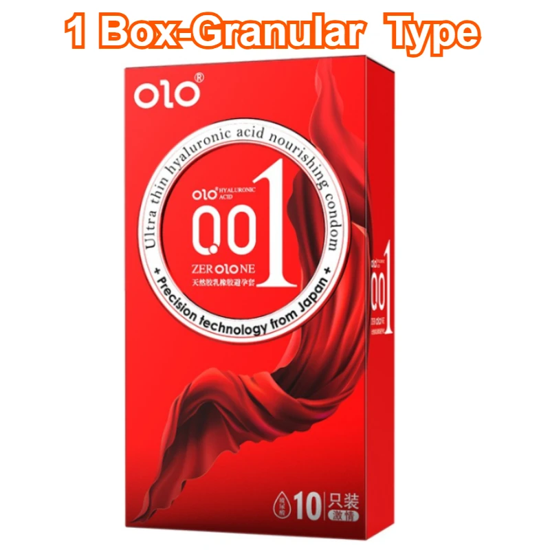 10-30 PCS Ultra-thin 001 Condoms for Male Hydrated Hyaluronic Acid Penis Sleeve Lasting Large Granular Condoms Adult Sex Toy 18+