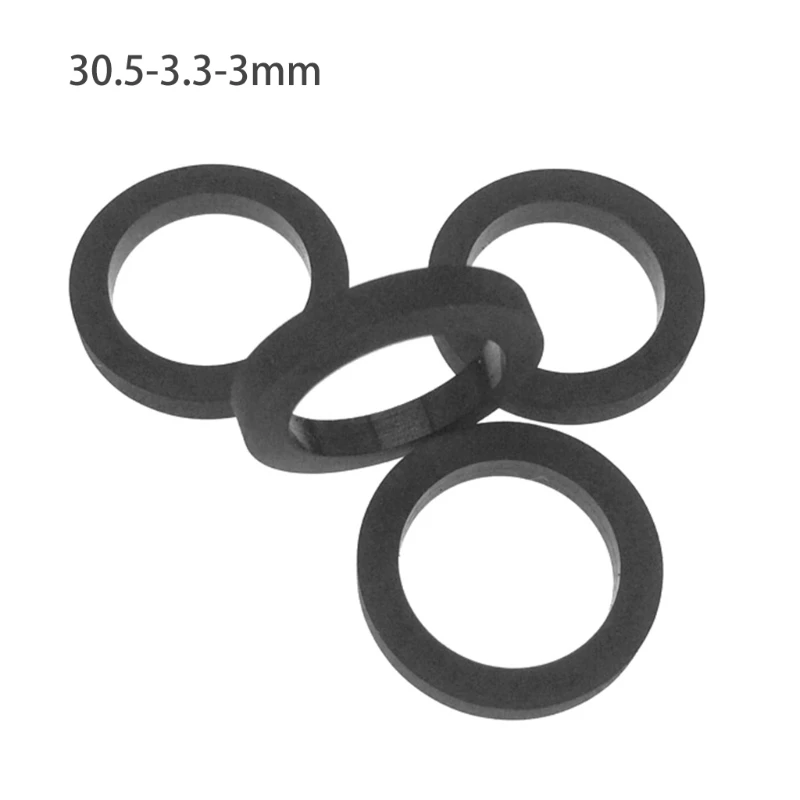 ESTD 4Pcs Different Size Idle Tire Wheel Belt Loop Idler Rubber Ring for Cassette Deck Recorder Tape Stereo Player