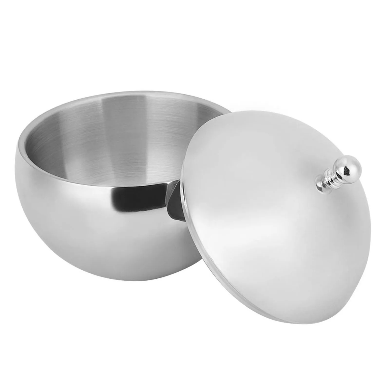 2L Ice Bucket Stainless Steel Double Wall Insulation Ice Bucket Container Wine Champagne Barrel with Cover for Wedding Parties