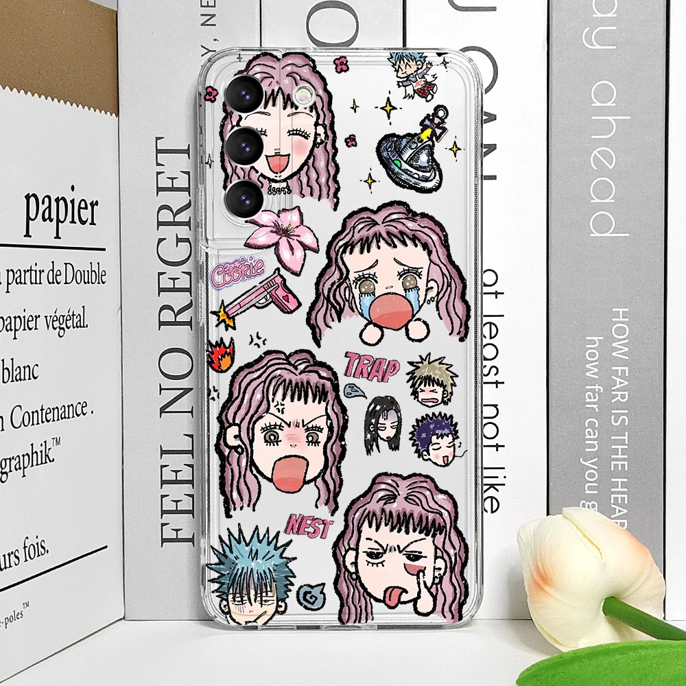 Cute Cartoon Anime Oosaki Nana Shockproof Clear Soft Phone Case