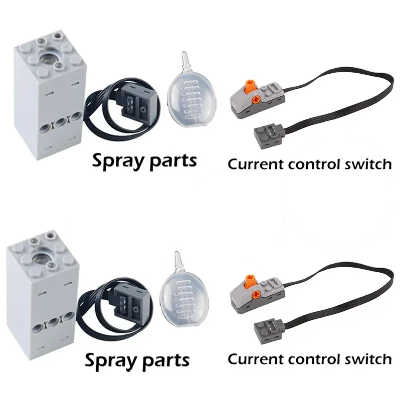 Fogger Spray Smoke Motor Building Blocks Kit