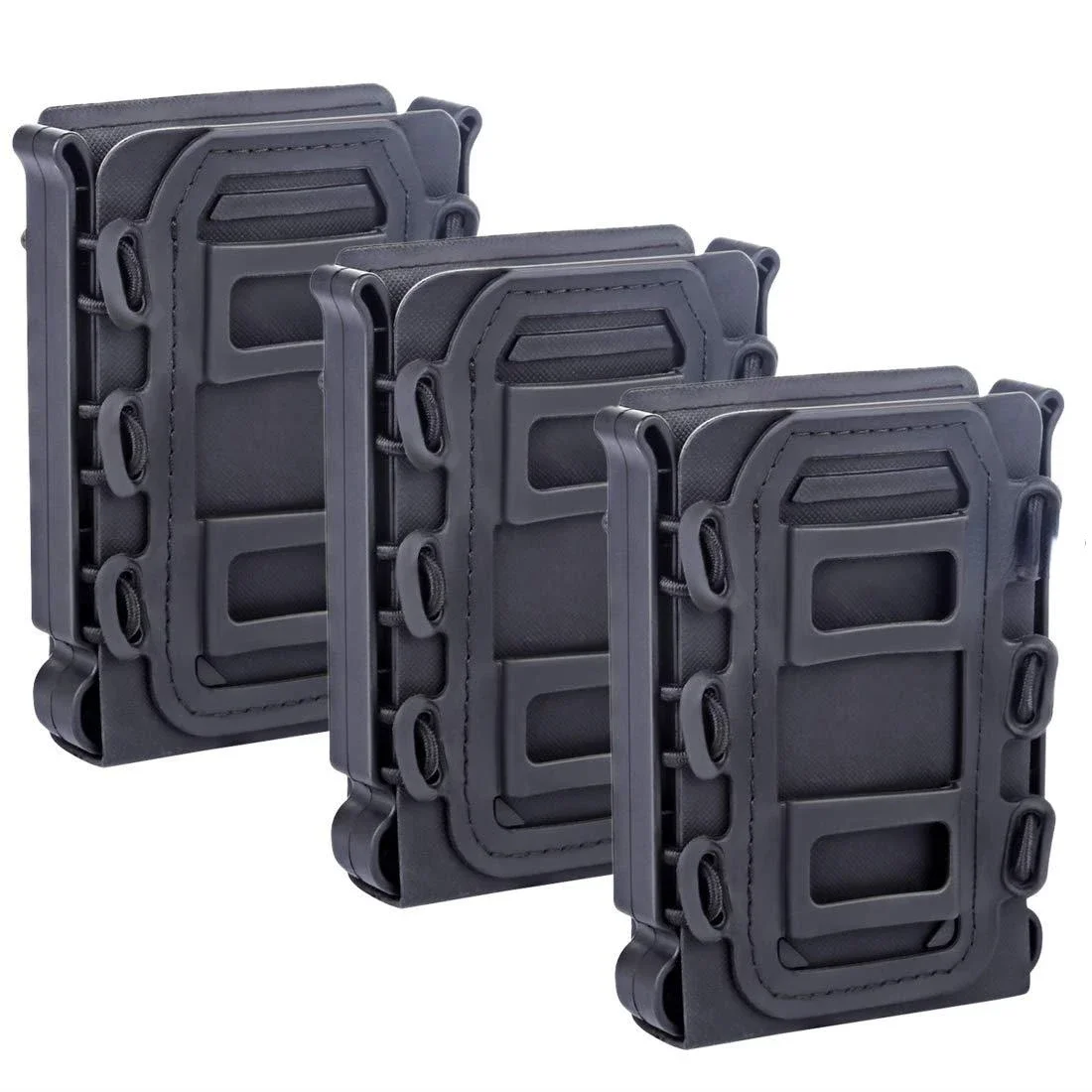 5,56 Magazintasche Träger Fast Mag Flexible Molle für AK 74/47 AR M4 5,56/7,62 Mag Pouch Gewehr Pistole Magazinhalter – Detail 3