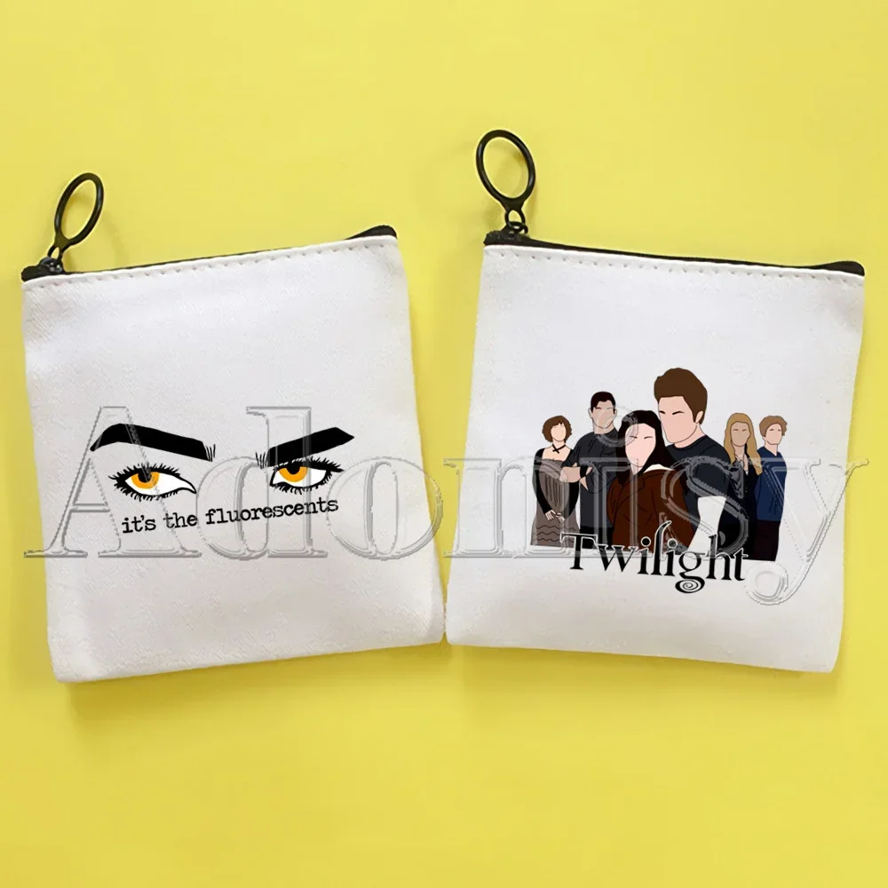 

Twilight Coin Purse Vintage Mini Wallet Change Pouch Household Portable Keys Card Storage Card Bag Zipper