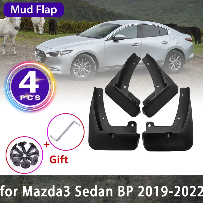 Mudguards For Mazda 3 Axela Mazda3 2020 2021 2019 2022 Sedan Bp Mud