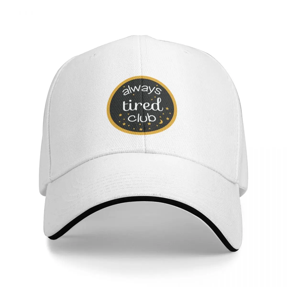 

always tired club Cap Baseball Cap thermal visor mens cap Women's